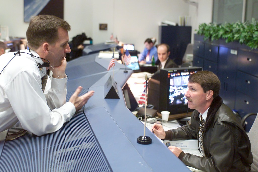 Astronaut Kent V. Rominger and LeRoy Cain